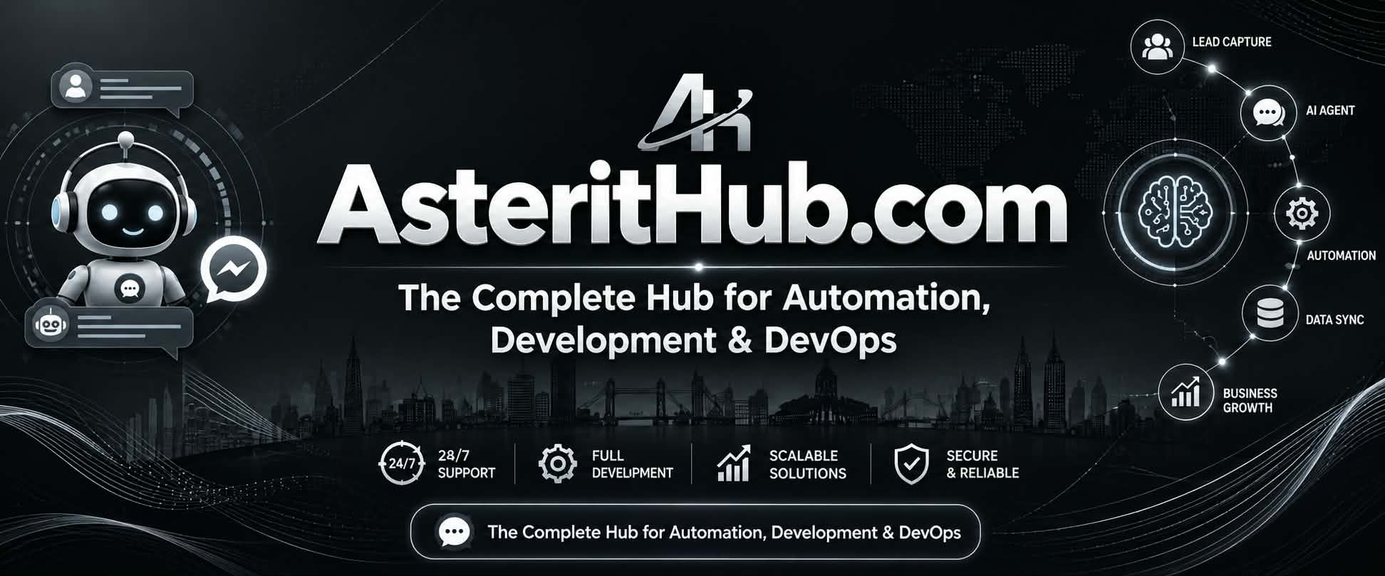 AsteritHub complete hub for automation, development and DevOps